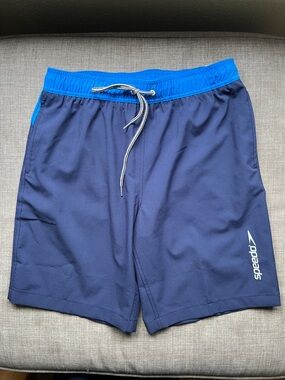 Men's Speedo Swim Trinks Blue Medium